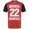 Conjunto (Camiseta+Pantalón Corto) Bayer 04 Leverkusen Victor Boniface 22 Primera Equipación 2024-25 - Niño